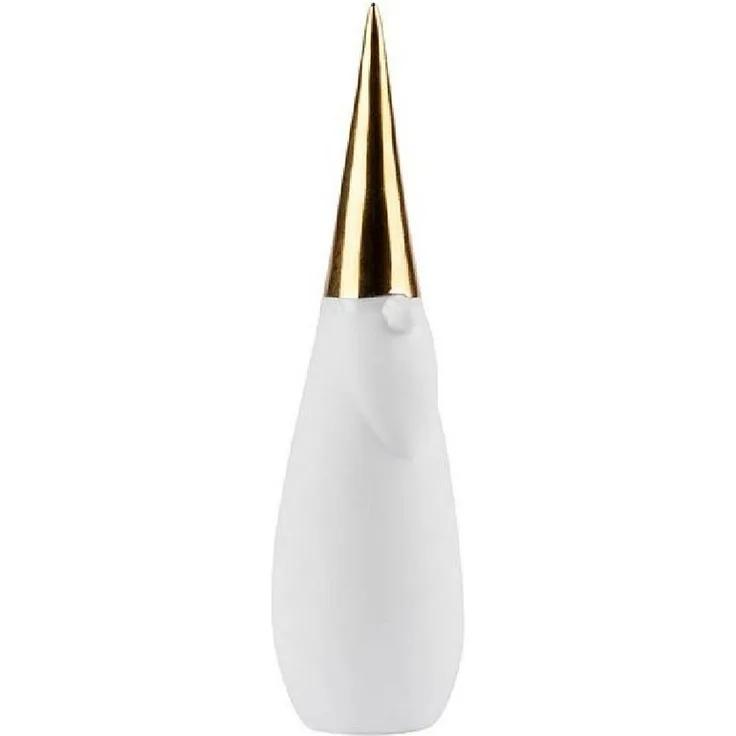 Räder Living Porzellangeschichten Santa Groß Gold 4X4X15 cm