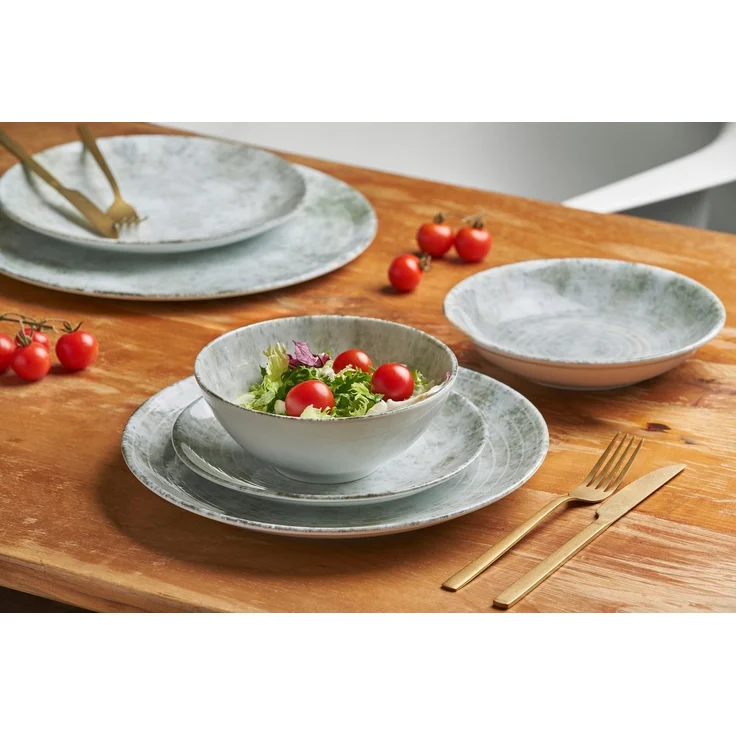 van Well Dessertteller Korfu, Teller 21 cm, 6 Stück, (6 St), mit Digitaldruck, spülmaschinen- und mikrowellengeeignet – Bild 3