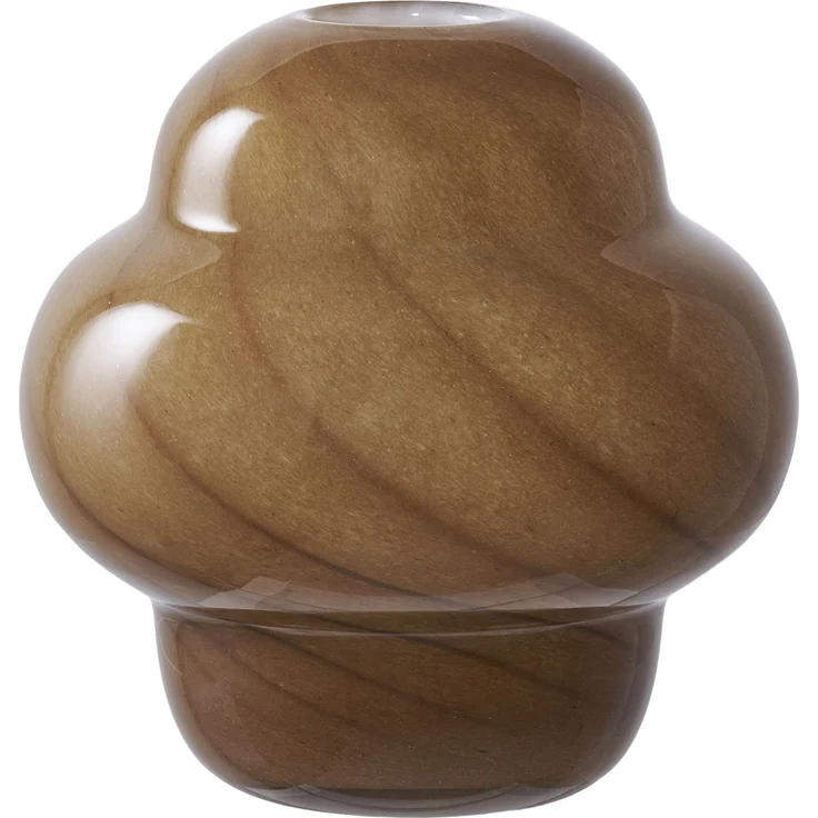 House Nordic Vase, Glas, braun, ø16,5x17 cm – Bild 1