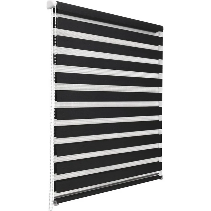 Doppelrollo Doppelrollo SolDecor DL2, 50x150cm, Schwarz – Klemmfix ohne Bohren, Sol Royal, Fensterrollo Innen Rollos für Fenster ohne Bohren Sicht & Sonnenschutz – Bild 5