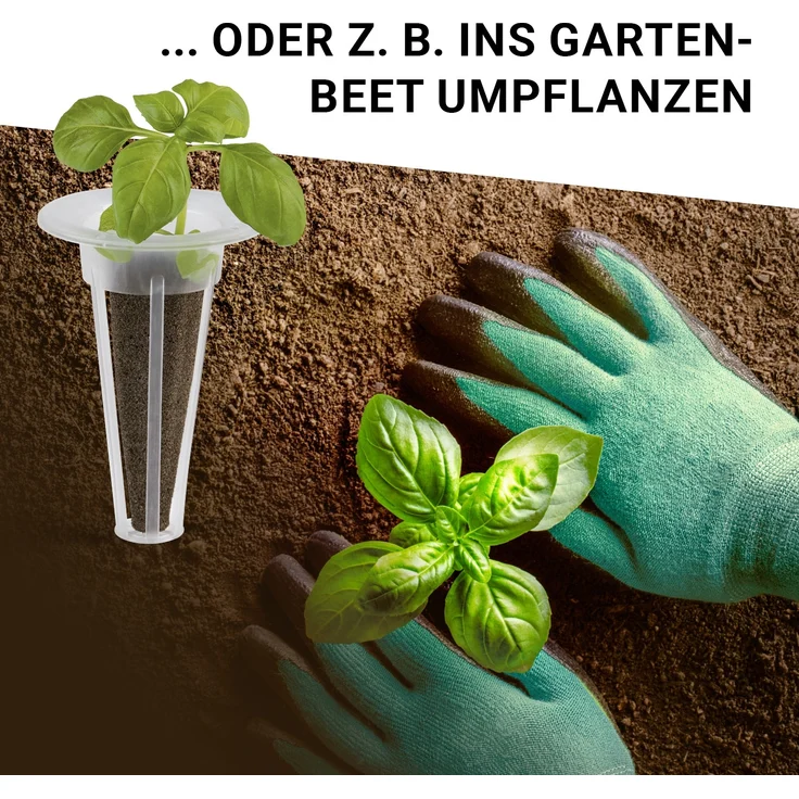 N8WERK Anzuchttablett N8WERK Pflanzenanzuchtstation Ersatzset 28 Stück – Bild 6