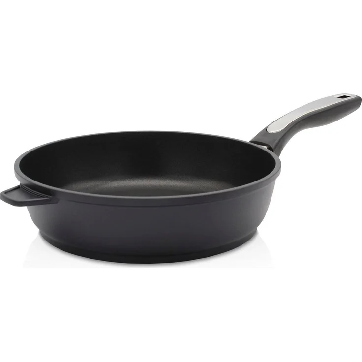 Aluguss Pfanne DELTA 24 cm und extra hoch 6,5 cm / Karl Krüger / Schmorpfanne