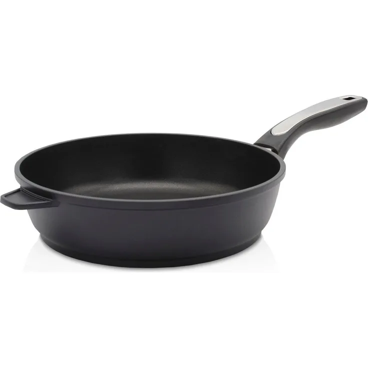 Aluguss Pfanne DELTA 24 cm und extra hoch 6,5 cm / Karl Krüger / Schmorpfanne