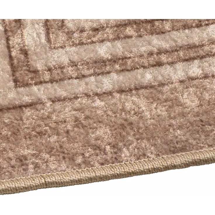 vidaXL Teppichläufer MARSA Weiß 100x150 cm Polyester und PVC 42023315 – Bild 3