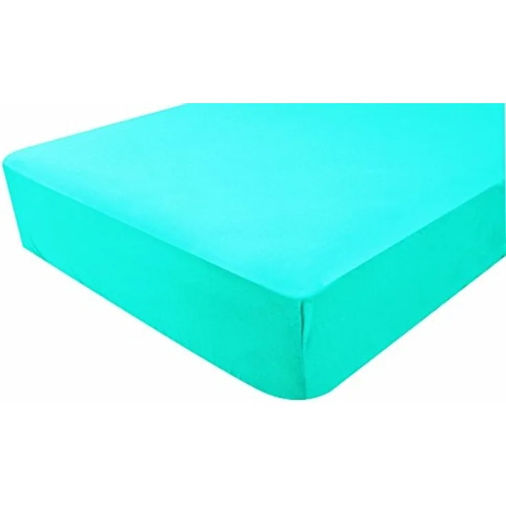 domiva Spannbettlaken Jersey türkis 70x140 cm