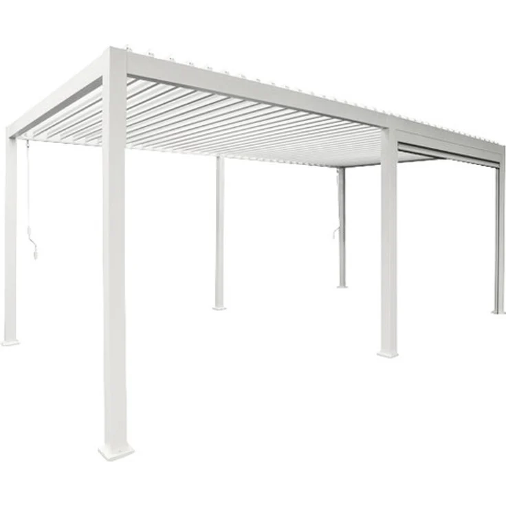 Mirador Sonnenrollo für 3m Pergola, weiß – Bild 3