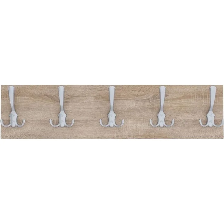 AKKE Garderobenleiste, Garderobenleiste Aluminium Haken 2mm PVC Kantenumleimung