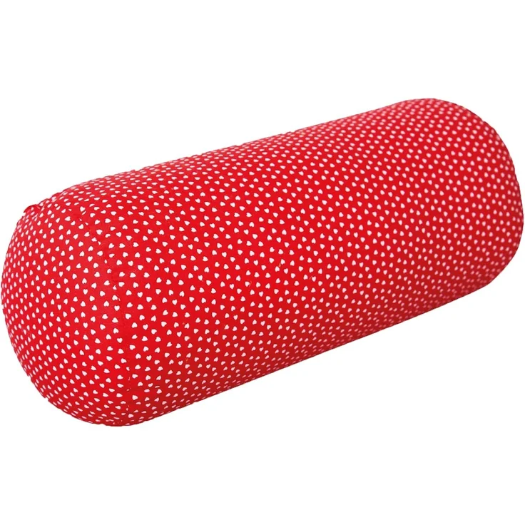 Original Dr. Berger Nackenrolle 40 x 16 cm Miniherz Rot – Bild 1