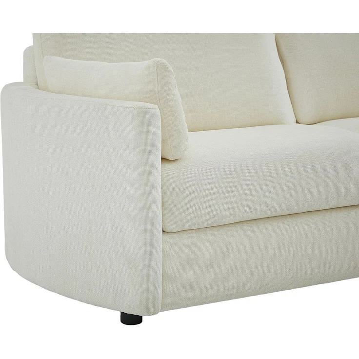 Vente-unique - BAGOMI - Schlafsofa - Plastik - Kunststoff (PVC) - Beige - 199 x 97 x 88 cm – Bild 7