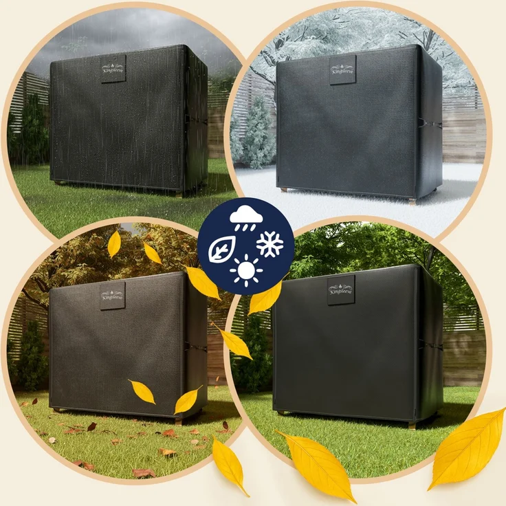 KINGSLEEVE® Abdeckung Hollywoodschaukel 175x125x160cm Wasserdicht Winterfest – Bild 7
