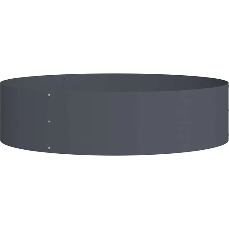 vidaXL Pflanzenring Anthrazit 80 x 80 x 20 cm Kaltgewalzter Stahl 873624 – Bild 2