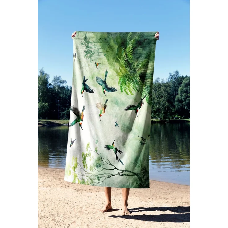 Mijolnir 'Water Color Jungle 70' Strandtuch, Mehrfarbig, 70 x 130 cm – Bild 2