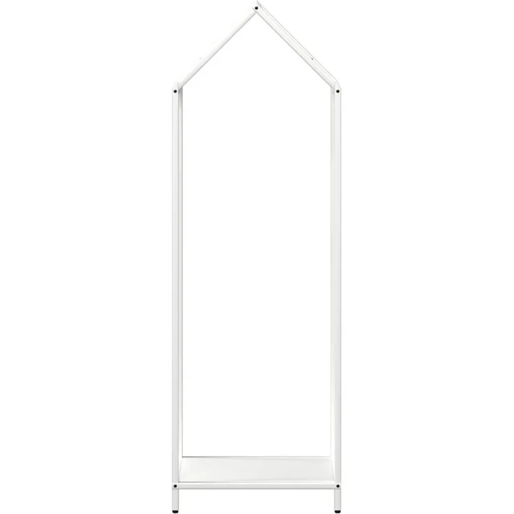 vidaXL Brennholzregal Weiß 40x25x120 cm Kaltgewalzter Stahl 864300 – Bild 5