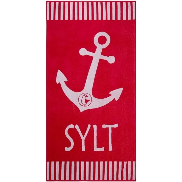 Schietwetter Strandtuch Unisex Strandhandtuch "Sylt" 180x88cm, Stoff, schnelltrocknend – Bild 4