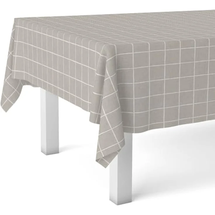 Martina Home Tischdecke, Wachstuch, quadratisch, Beige, 180 x 140 cm – Bild 1