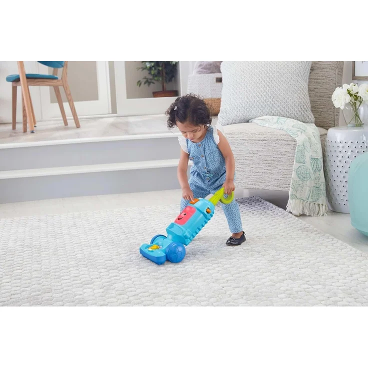 Fisher-Price FNR97 Lachen Lern-Staubsauger für Babys und Kleinkinder, Mehrfarbig – Bild 3