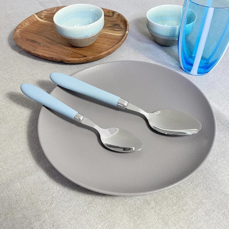 PINTINOX Besteck-Set Daisy 0 (24-tlg), 6 Personen, Edelstahl 18/0, Kunststoff, mit farbigem Kunststoffgriff – Bild 5