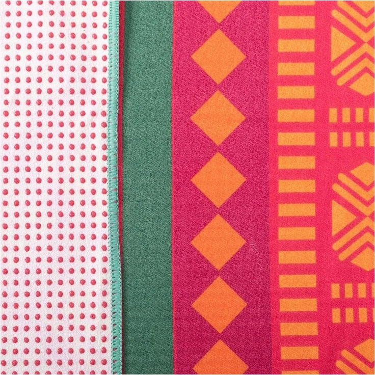 bodhi Sporthandtuch Yogatuch GRIP² Yoga Towel Safari Sari – Bild 2