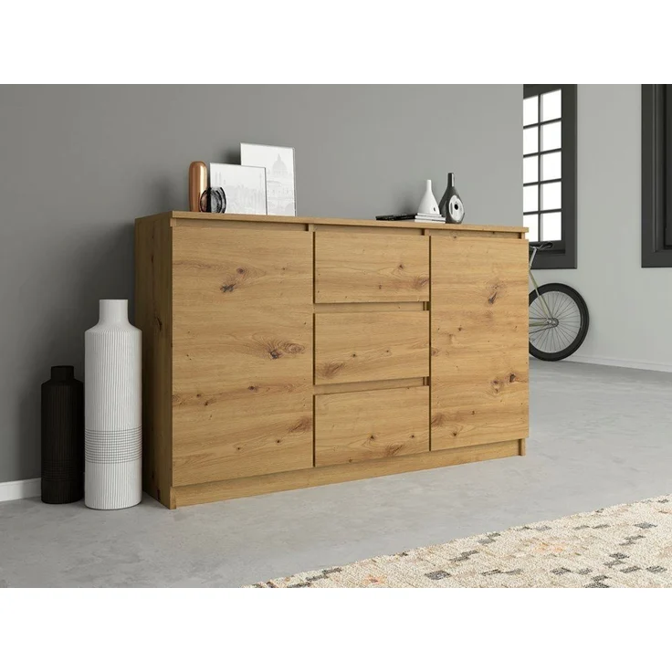 ibonto ECKKOMMODE EICHE 40x120x75cm (H 75 x T 40 x B 120 cm) – Bild 3