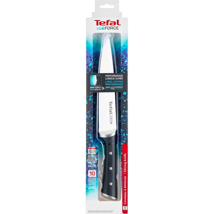 Tefal 'K23207 Ice Force' Fleisch und Schinkenmesser, Edelstahl schwarz, 20 cm – Bild 14