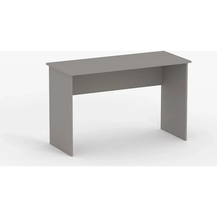 Sleepyshop24 Schreibtisch 90 cm - Modernes Computer Schreibtisch Weiß - Großer Arbeitstisch für Home Office, Kinderzimmer, Studenten - Stabiler PC Tisch, platzsparend 90x75x51 (Grau)