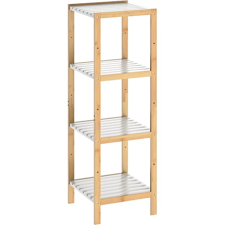Casaria Standregal Bad Badregal Holz Bambus 4 Etagen