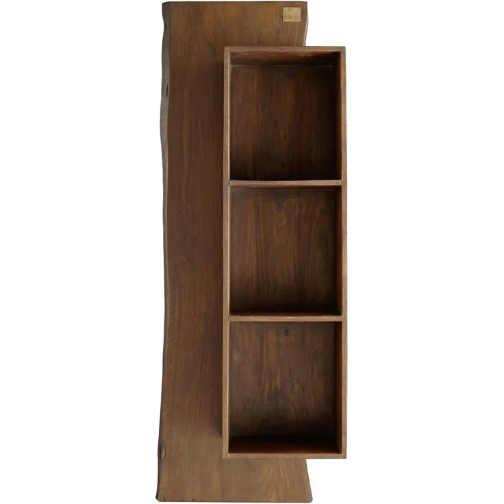 Wandregal Akazie 50x22x147 braun lackiert PURE ACACIA #201 – Bild 1