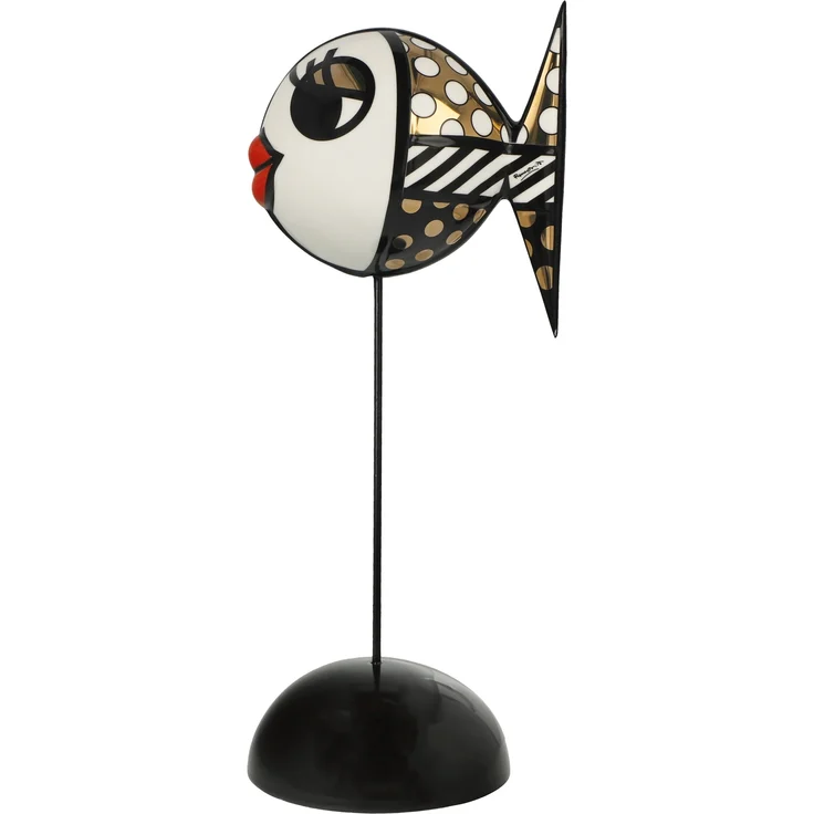 Goebel / Romero Britto - Golden Deeply in Love 2,Figur,11,0cm x 10,0cm x 28,0cm / Porzellan / 11,0cm x 10,0cm x 28,0cm – Bild 7