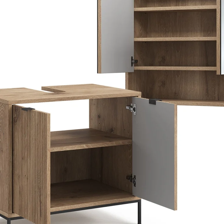 Badmöbel-Set Eliza Viking Oak 2 Teile Vicco – Bild 6