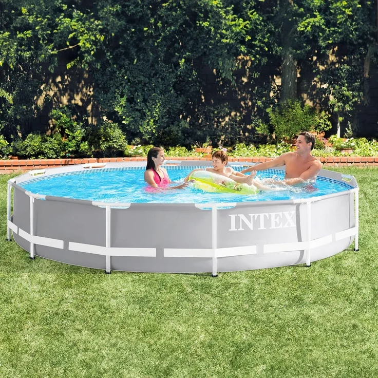 INTEX 'Prism' Frame Pool, Stahlrahmenbecken, inkl. Filterpumpe, 366x76 cm – Bild 2