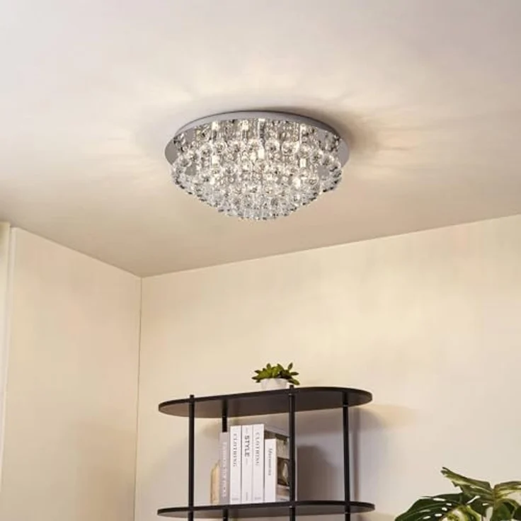 Lindby Deckenleuchten Antonino, Chrom IP20, 8 x 40 W LED – Bild 3