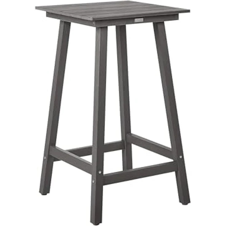 Garten Bartisch ADIRONDACK 60 cm 59 cm Kunststoff Dunkelgrau – Bild 1