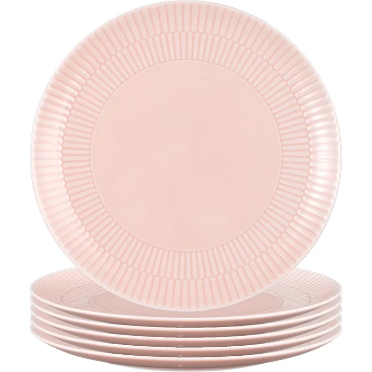 Seltmann Weiden Amina Frühstücksteller ø 22,7 cm 6er Set Rosé – Bild 1
