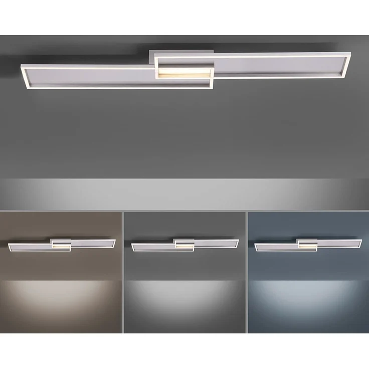 LED Deckenleuchte, Fernbedienung, dimmbar, L 110 cm – Bild 7