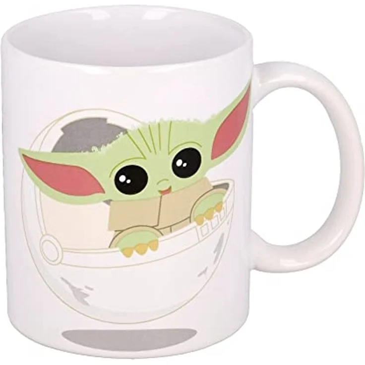 The Mandalorian Tasse 325ml Baby Yoda Keramikbecher im Geschenkset – Bild 1