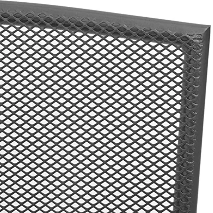 vidaXL Stapelbare Gartenstühle 2 Stk. Stahl Grau 42705 – Bild 7