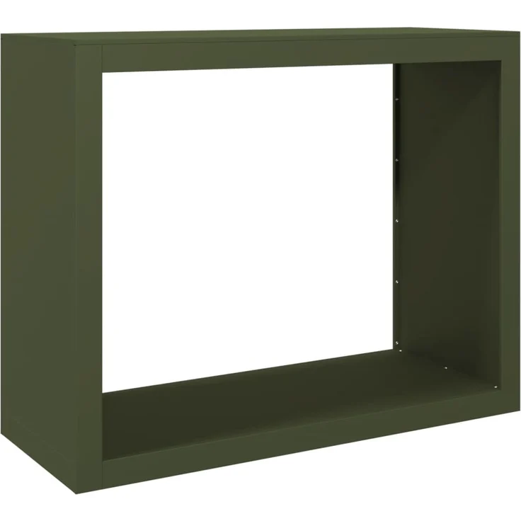 vidaXL Brennholzregal Grün 100x40x80 cm Stahl 850978 – Bild 5