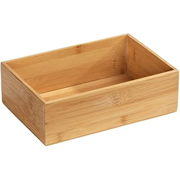 WENKO TERRA Aufbewahrungsbox, 2er Set, Braun, Bambus – Bild 3