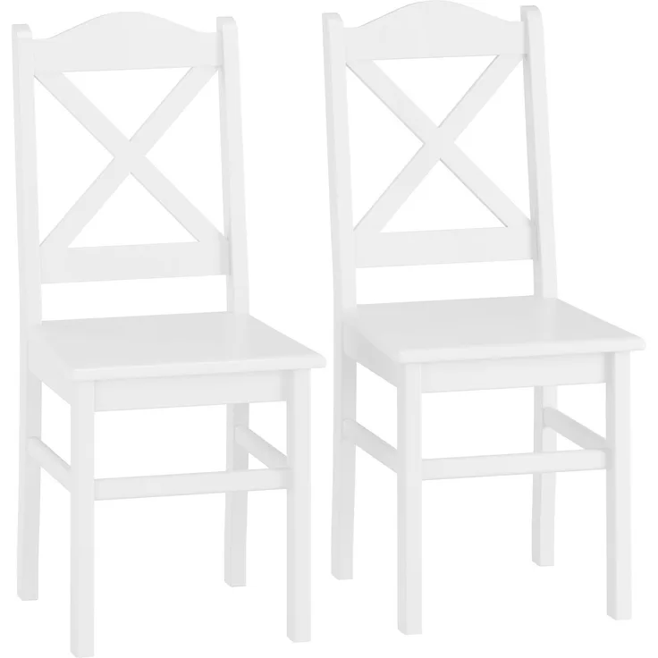 Küchenstuhl Massivholzstuhl Esszimmerstuhl Kiefer 2x Stühle 90.71-20-D W