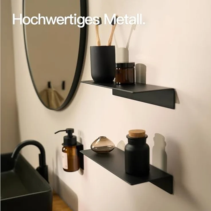 Designfabrik Hamburg Badregal DFHH KR, 1-tlg, Ohne Bohren – Bild 2