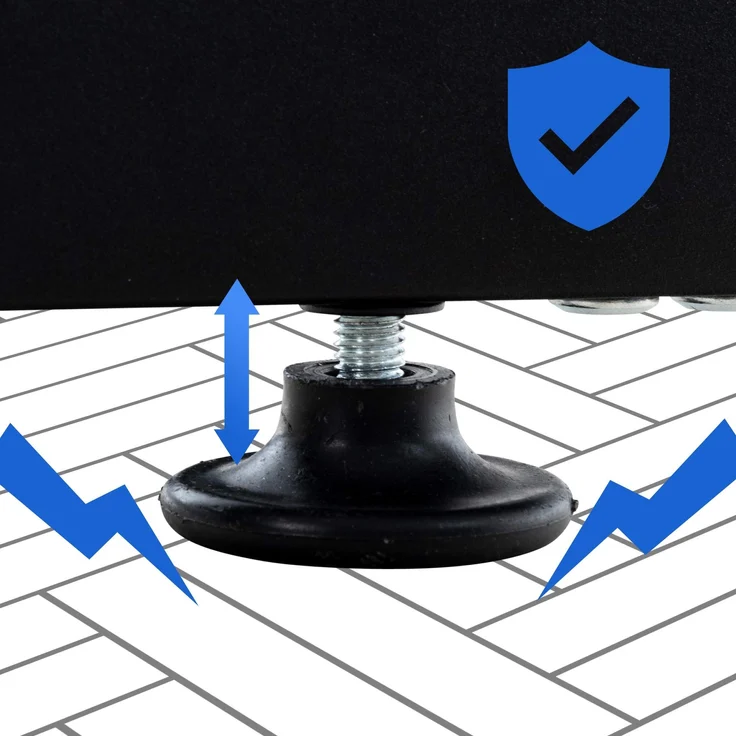 CLP Kaminholzständer Keri V2,schwarz 25x40x100 cm – Bild 6