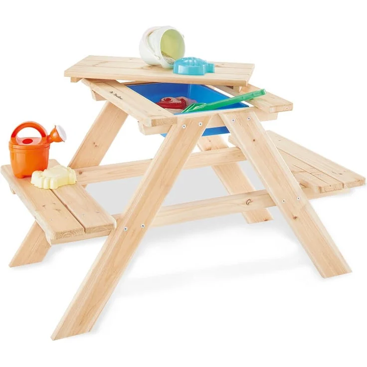 Kindersitzgarnitur „Matsch-Nicki für 2”, natur – Bild 4