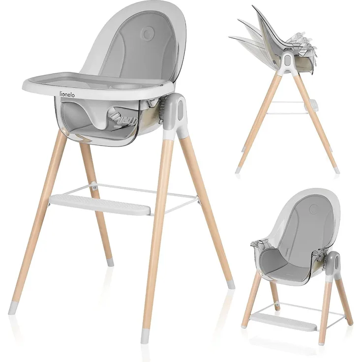 lionelo Hochstuhl Maya (Stylisch), 2in1Buchenholz