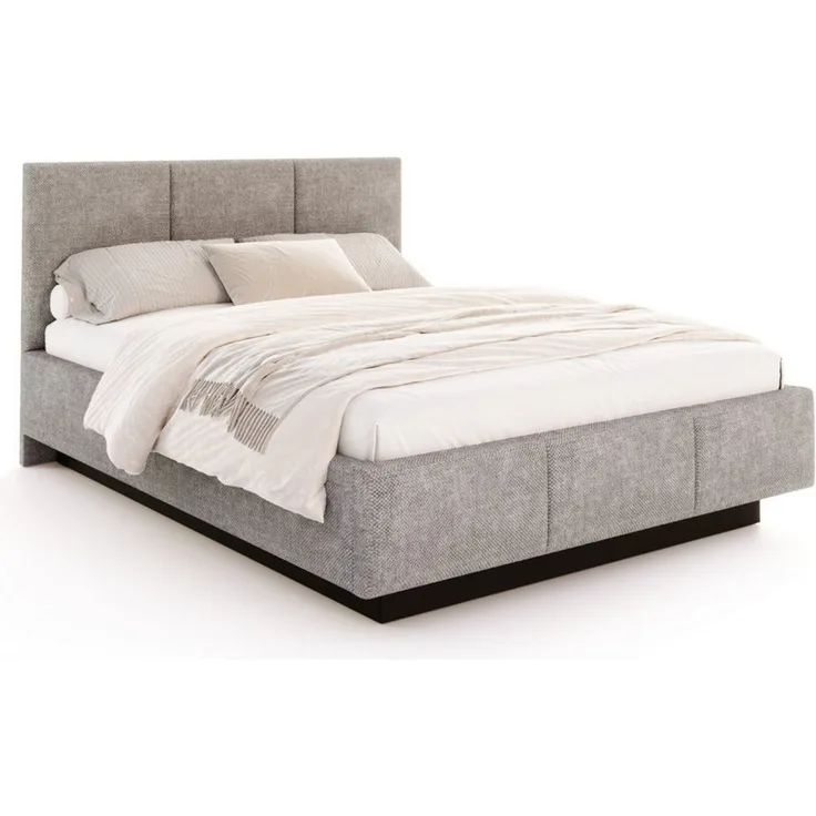FDM Polsterbett ALMADA modern mit Bettkasten MADE IN EU - mit Ottawa Bezug (verfügbar 90x200 120x200 140x200 160x200 180x200cm, Bettrahmen, Bett, mit großen gepolsterten Kopfteil, mit Bettkasten zum aufklappen), Hebbarer Metallrahmen, Bettkasten