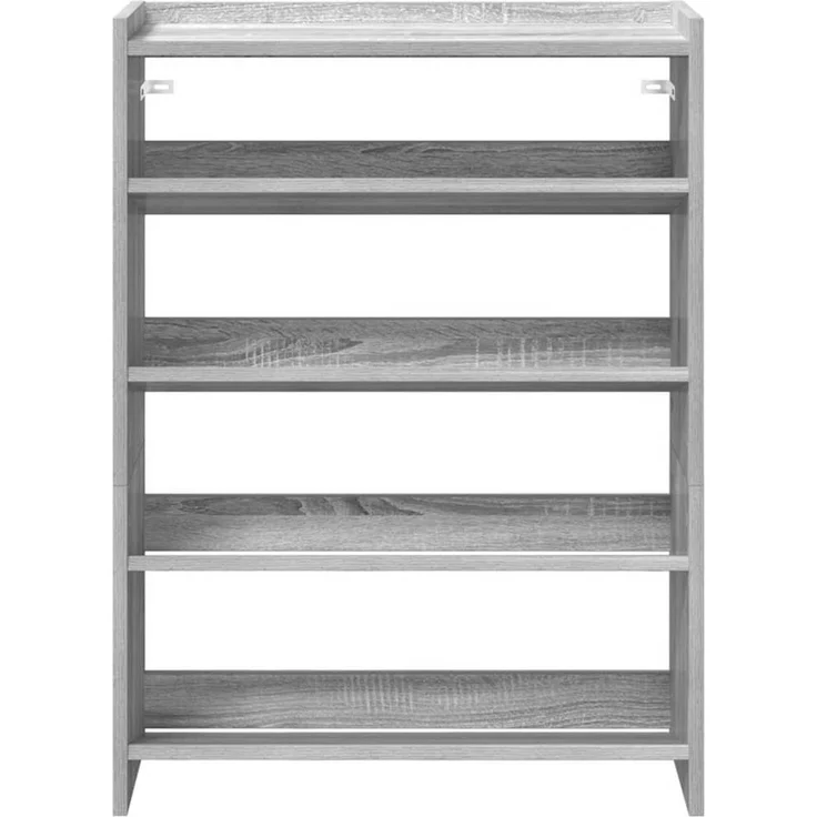 vidaXL Schuhregal Grau Sonoma 60x25x81 cm Holzwerkstoff 859883 – Bild 3