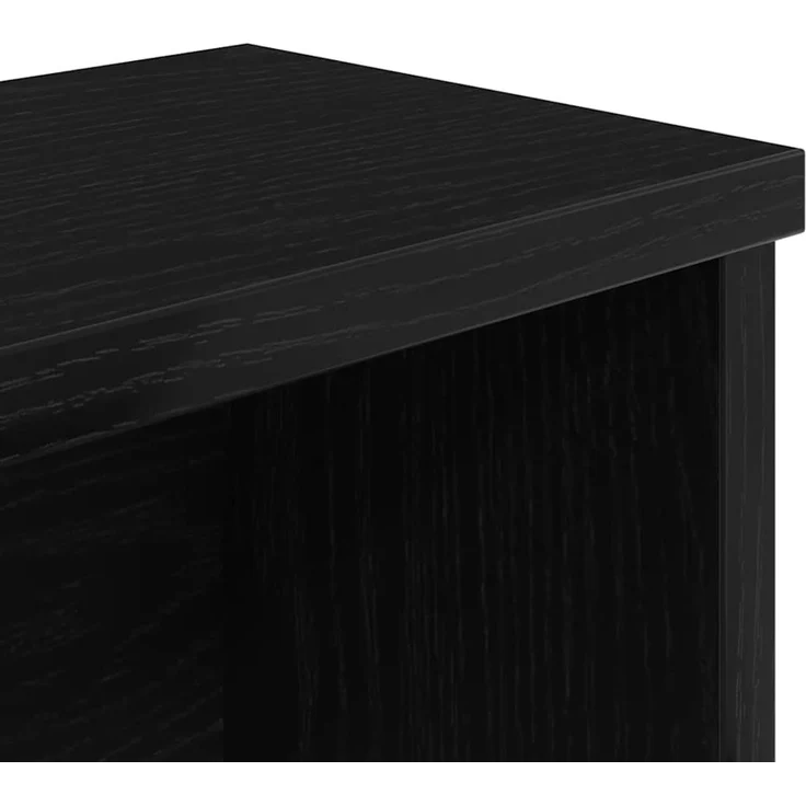vidaXL Küchenregal Stapelbar Schwarz 50 x 15 x 16 cm Holzwerkstoff 860483 – Bild 6