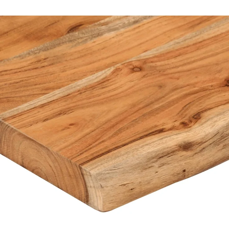 vidaXL Tischplatte 100x40x2,5cm Rechteckig Massivholz Akazie Baumkante 370612 – Bild 6