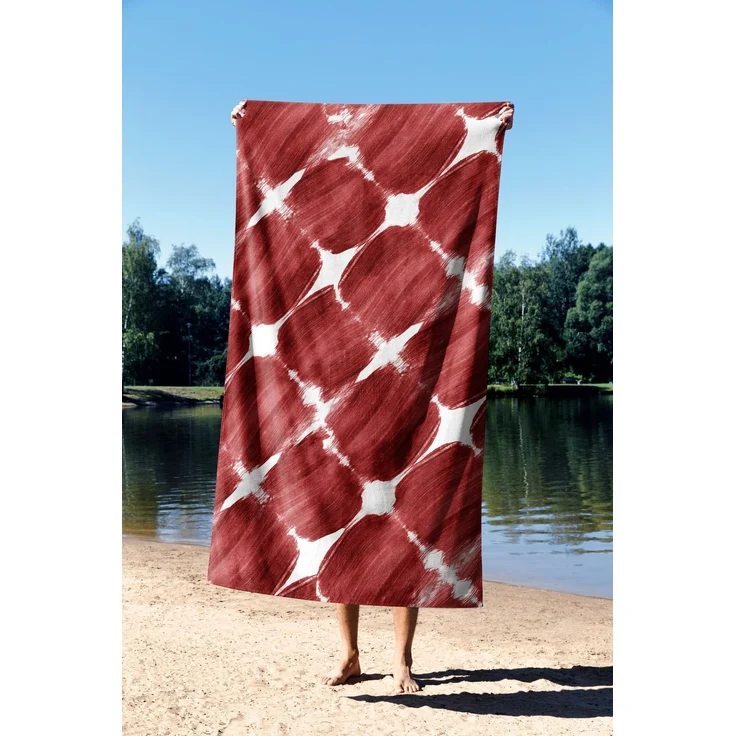 Mijolnir 'Red Muscle 90' Strandtuch, Mehrfarbig, 90 x 150 cm – Bild 2