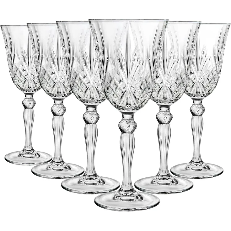 RCR Weinglas RCR Melodia Goblet 3 Weißwein 6er Set, Glas