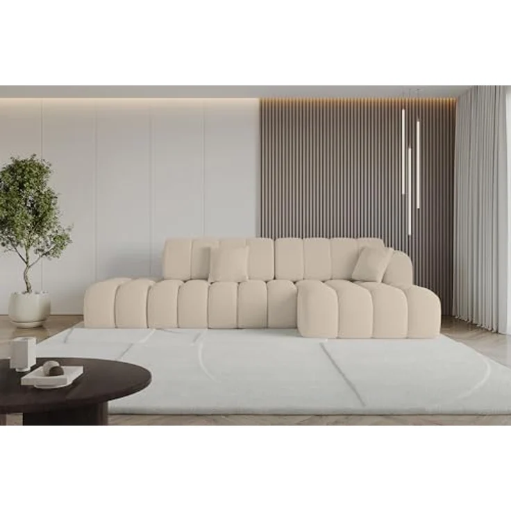 ALTDECOR Ecksofa OLEA-L2-S, Eckcouch mit Schlaffunktion und Bettkasten, L-Form, komfortabler Polyurethanschaum – Bild 9